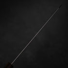 Kiritsuke White Steel #1 Polished Sumi Urushi Handle 240mm (9.4”)-[Musashi]-[Japanese-Kitchen-Knives]