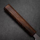 Kiritsuke White Steel #1 Polished Sumi Urushi Handle 240mm (9.4”)-[Musashi]-[Japanese-Kitchen-Knives]