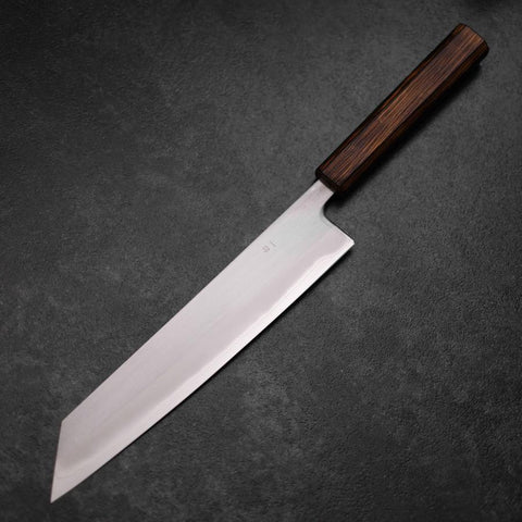Kiritsuke White Steel #1 Polished Sumi Urushi Handle 240mm-[Musashi]-[Japanese-Kitchen-Knives]