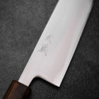 Kiritsuke White Steel #1 Polished Sumi Urushi Handle 240mm-[Musashi]-[Japanese-Kitchen-Knives]