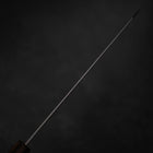 Kiritsuke White Steel #1 Polished Sumi Urushi Handle 240mm-[Musashi]-[Japanese-Kitchen-Knives]