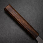 Kiritsuke White Steel #1 Polished Sumi Urushi Handle 240mm-[Musashi]-[Japanese-Kitchen-Knives]