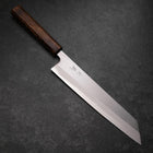 Kiritsuke White Steel #1 Polished Sumi Urushi Handle 240mm-[Musashi]-[Japanese-Kitchen-Knives]