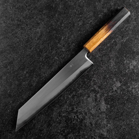 Kiritsuke White Steel #1 Polished Yaki Urushi Handle 240mm-[Musashi]-[Japanese-Kitchen-Knives]