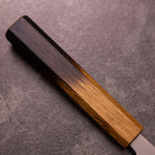 Kiritsuke White Steel #1 Polished Yaki Urushi Handle 240mm-[Musashi]-[Japanese-Kitchen-Knives]