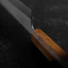 Kiritsuke White Steel #1 Polished Yaki Urushi Handle 240mm-[Musashi]-[Japanese-Kitchen-Knives]