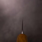 Kiritsuke White Steel #1 Polished Yaki Urushi Handle 240mm-[Musashi]-[Japanese-Kitchen-Knives]