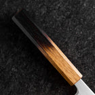 Kiritsuke White Steel #1 Polished Yaki Urushi Handle 240mm-[Musashi]-[Japanese-Kitchen-Knives]