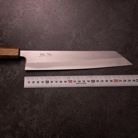 Kiritsuke White Steel #1 Polished Yaki Urushi Handle 240mm-[Musashi]-[Japanese-Kitchen-Knives]