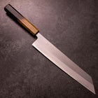 Kiritsuke White Steel #1 Polished Yaki Urushi Handle 240mm-[Musashi]-[Japanese-Kitchen-Knives]