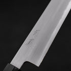 Kiritsuke White Steel #2 Kasumi Buffalo Teak Handle 210mm (8.3”)-[Musashi]-[Japanese-Kitchen-Knives]