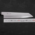 Kiritsuke White Steel #2 Kasumi Buffalo Teak Handle 210mm (8.3”)-[Musashi]-[Japanese-Kitchen-Knives]