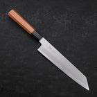 Kiritsuke White Steel #2 Kasumi Buffalo Teak Handle 210mm (8.3”)-[Musashi]-[Japanese-Kitchen-Knives]
