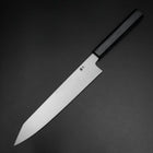Kiritsuke White Steel #2 Kasumi Dark Blue Urushi Handle 230mm-[Musashi]-[Japanese-Kitchen-Knives]