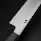 Kiritsuke White Steel #2 Kasumi Dark Blue Urushi Handle 230mm-[Musashi]-[Japanese-Kitchen-Knives]