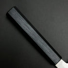 Kiritsuke White Steel #2 Kasumi Dark Blue Urushi Handle 230mm-[Musashi]-[Japanese-Kitchen-Knives]