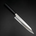 Kiritsuke White Steel #2 Kasumi Dark Blue Urushi Handle 230mm-[Musashi]-[Japanese-Kitchen-Knives]