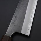 Kiritsuke White Steel #2 Kurouchi Nashiji Ashwood Handle 210mm-[Musashi]-[Japanese-Kitchen-Knives]