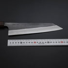 Kiritsuke White Steel #2 Kurouchi Nashiji Ashwood Handle 210mm-[Musashi]-[Japanese-Kitchen-Knives]