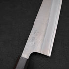 Kiritsuke White Steel #2 Nashiji Ebony Handle 210mm (8.3”)-[Musashi]-[Japanese-Kitchen-Knives]