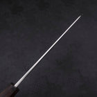 Kiritsuke White Steel #2 Nashiji Ebony Handle 210mm (8.3”)-[Musashi]-[Japanese-Kitchen-Knives]