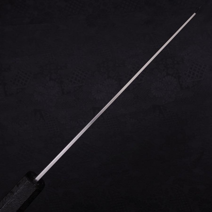 Kiritsuke White steel #1 Polished Black Ishime Urushi Handle 210mm-White steel #1-Polished-Japanese Handle-[Musashi]-[Japanese-Kitchen-Knives]