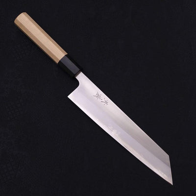 Kiritsuke White steel #1 Polished Buffalo Magnolia Handle 210mm-White steel #1-Polished-Japanese Handle-[Musashi]-[Japanese-Kitchen-Knives]
