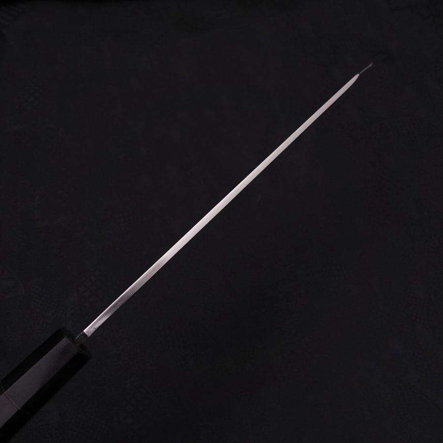 Kiritsuke White steel #2 Honyaki Buffalo Ebony Handle 240mm-White steel #2-Japanese Handle-[Musashi]-[Japanese-Kitchen-Knives]