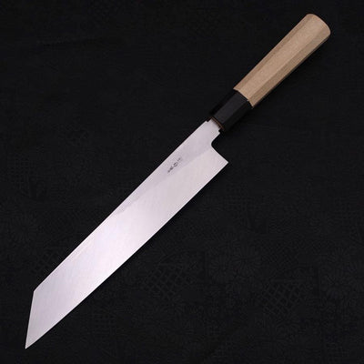 Kiritsuke White steel #2 Kasumi Buffalo Magnolia Handle 240mm-White steel #2-Kasumi-Japanese Handle-[Musashi]-[Japanese-Kitchen-Knives]