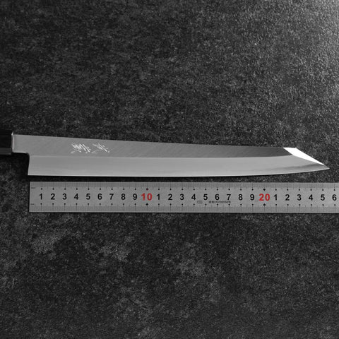Kiritsuke Yanagiba Blue Steel #2 Kasumi Buffalo Magnolia Handle 260mm-[Musashi]-[Japanese-Kitchen-Knives]