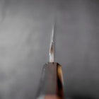 Kiritsuke Yanagiba Blue Steel #2 Kurouchi Buffalo Wenge Handle 270mm (10.6”)-[Musashi]-[Japanese-Kitchen-Knives]