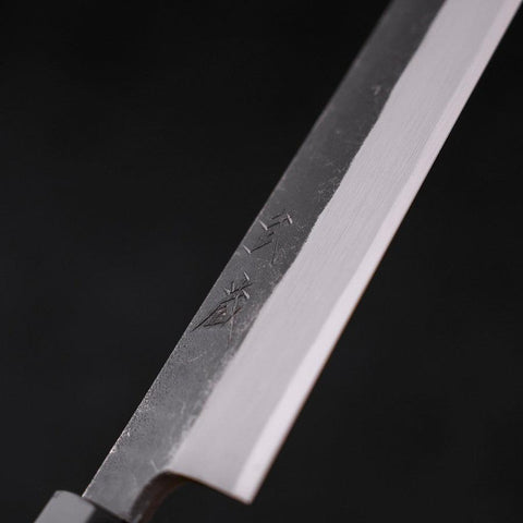 Kiritsuke Yanagiba Blue Steel #2 Kurouchi Buffalo Wenge Handle 300mm (11.8”)-[Musashi]-[Japanese-Kitchen-Knives]