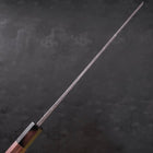 Kiritsuke Yanagiba Blue Steel #2 Kurouchi Buffalo Wenge Handle 300mm (11.8”)-[Musashi]-[Japanese-Kitchen-Knives]
