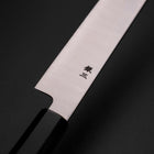 Kiritsuke Yanagiba Silver Steel #3 Kasumi Buffalo Ebony Handle 270mm (10.6”)-[Musashi]-[Japanese-Kitchen-Knives]