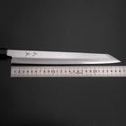 Kiritsuke Yanagiba Silver Steel #3 Kasumi Buffalo Ebony Handle 270mm-[Musashi]-[Japanese-Kitchen-Knives]