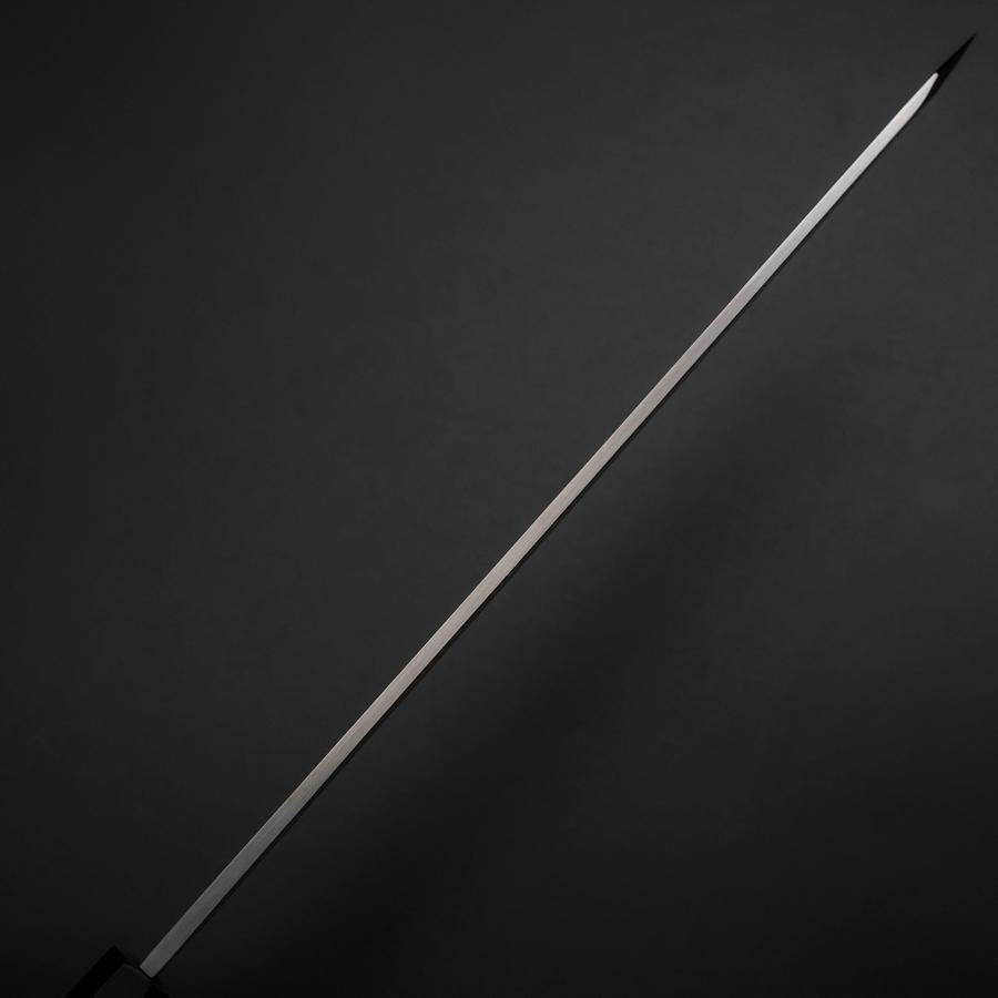 先丸蛸引 銀紙3号 ダマスカス 水牛ウェンジ柄 300mm – MUSASHI