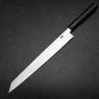 Kiritsuke Yanagiba Silver Steel #3 Kasumi Buffalo Ebony Handle 300mm-[Musashi]-[Japanese-Kitchen-Knives]