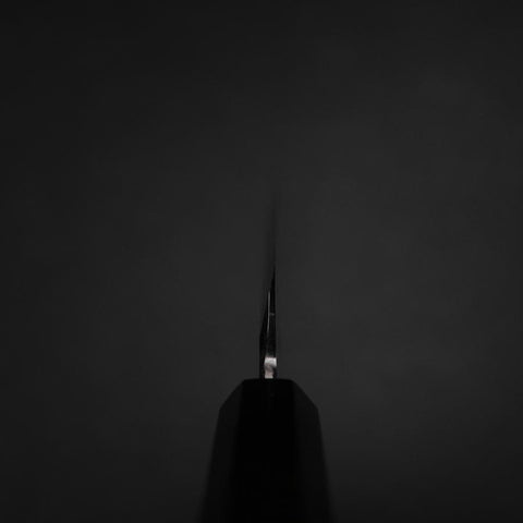 Kiritsuke Yanagiba Silver Steel #3 Kasumi Buffalo Ebony Handle 300mm-[Musashi]-[Japanese-Kitchen-Knives]