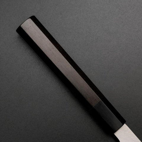 Kiritsuke Yanagiba Silver Steel #3 Kasumi Buffalo Ebony Handle 300mm-[Musashi]-[Japanese-Kitchen-Knives]