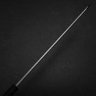Kiritsuke Yanagiba Silver Steel #3 Kasumi Buffalo Ebony Handle 300mm (Sori) (11.8”)-[Musashi]-[Japanese-Kitchen-Knives]