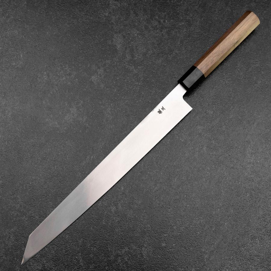 切付柳刃 銀三鋼 霞 ウォールナット柄 300mm – MUSASHI