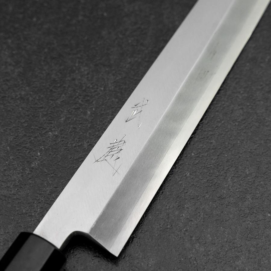 切付柳刃 銀三鋼 霞 ウォールナット柄 300mm – MUSASHI