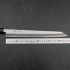Kiritsuke Yanagiba Silver Steel #3 Kasumi Walnut Handle 300mm (11.8”)-[Musashi]-[Japanese-Kitchen-Knives]
