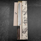 Kiritsuke Yanagiba Silver Steel #3 Kasumi Walnut Handle 300mm (11.8”)-[Musashi]-[Japanese-Kitchen-Knives]