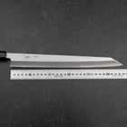 Kiritsuke Yanagiba Silver Steel #3 Kasumi Walnut Handle 300mm-[Musashi]-[Japanese-Kitchen-Knives]