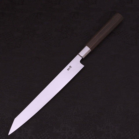 Kiritsuke Yanagiba Silver Steel #3 Walnut Handle 240mm (9.4”)-[Musashi]-[Japanese-Kitchen-Knives]