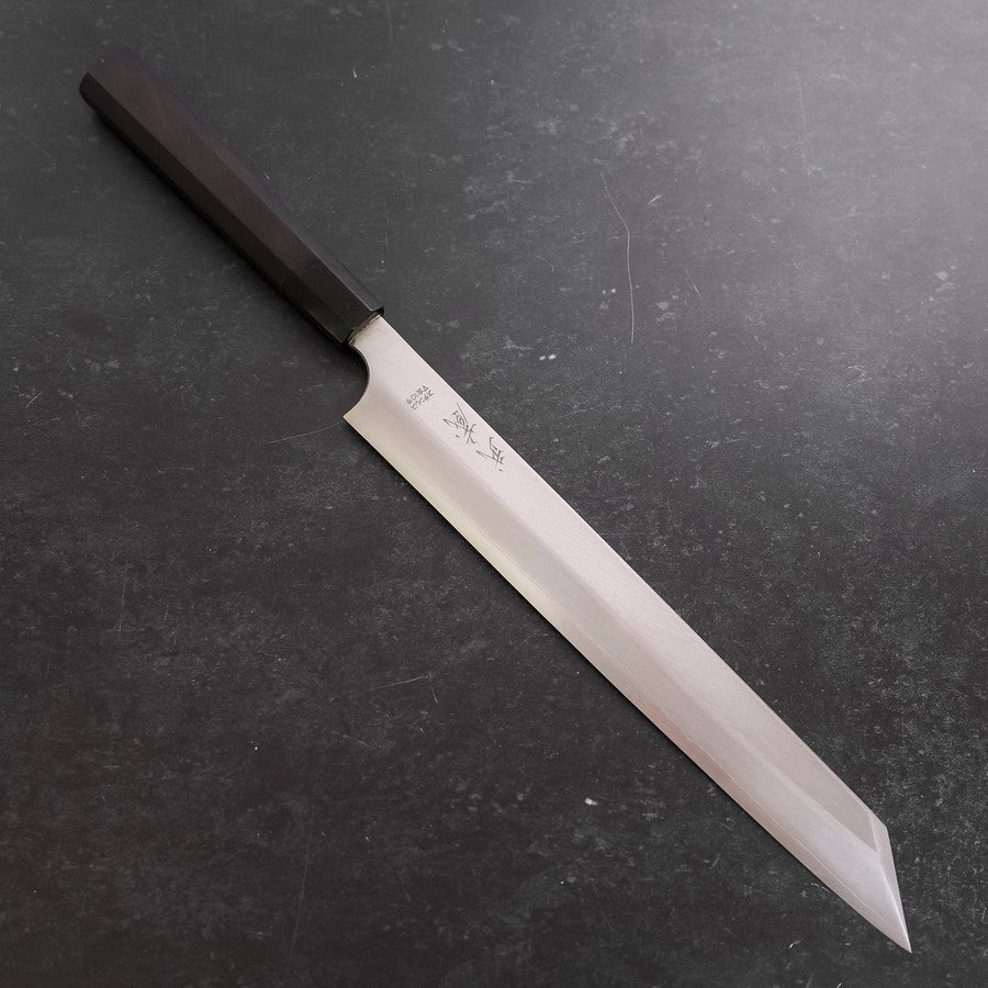 切付柳刃 VG-10 磨き 黒檀水牛柄 300mm – MUSASHI
