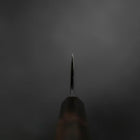 Kobunka Blue Steel #2 Kurouchi Ebony Handle 120mm (4.7”)-[Musashi]-[Japanese-Kitchen-Knives]