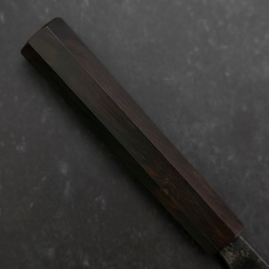 Kobunka Blue steel #2 Kurouchi Ebony Handle 120mm-[Musashi]-[Japanese-Kitchen-Knives]