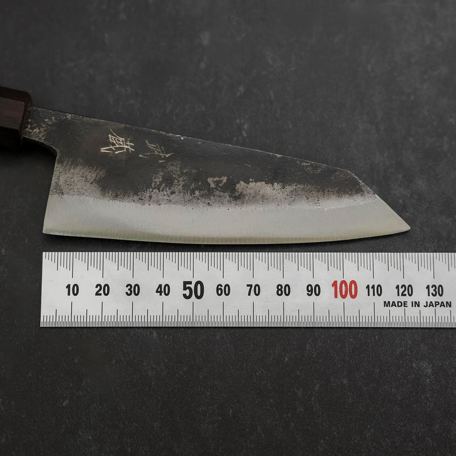 Kobunka Blue steel #2 Kurouchi Ebony Handle 120mm-[Musashi]-[Japanese-Kitchen-Knives]
